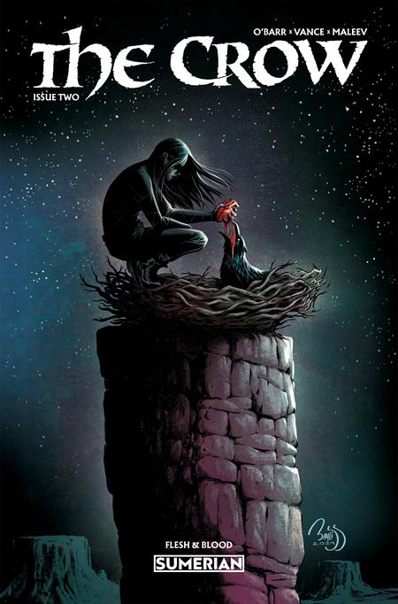 CROW FLESH AND BLOOD #2 (CVR B DANIEL BAYLISS VAR (MR)) - PREORDER