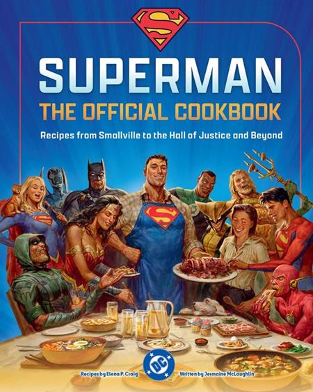 DC SUPERMAN THE OFFICIAL COOKBOOK HC - PREORDER