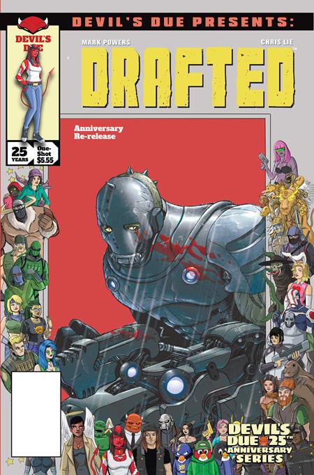 DEVILS DUE PRESENTS DRAFTED #1 ((ONE SHOT) CVR D CHRIS LIE JOSH BLAYLOCK 25TH ANNIVERSARY HOMAGE VAR) - PREORDER