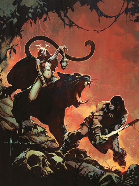 SAVAGE SWORD OF CONAN #17 (CVR D NICK MARINKOVICH VIRGIN CARDSTOCK VAR (MR)) - PREORDER
