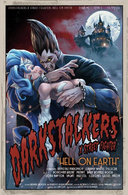 DARKSTALKERS X STREET FIGHTER HELL ON EARTH #1 ((ONE SHOT) CVR C DRAX GAL VAR) - PREORDER