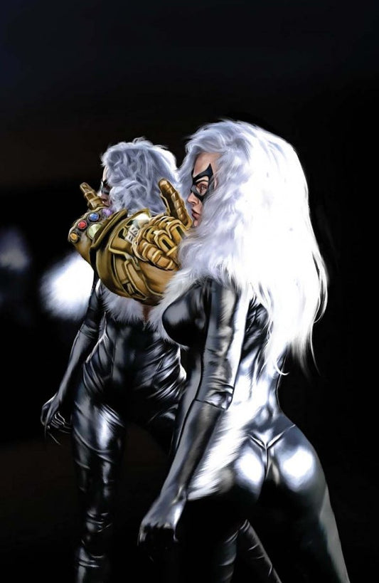 Giant-Size Black Cat: Infinity Score #1 (Unknown Comics / Street Level Comics / Comic Traders Marco Turini Virgin Variant)