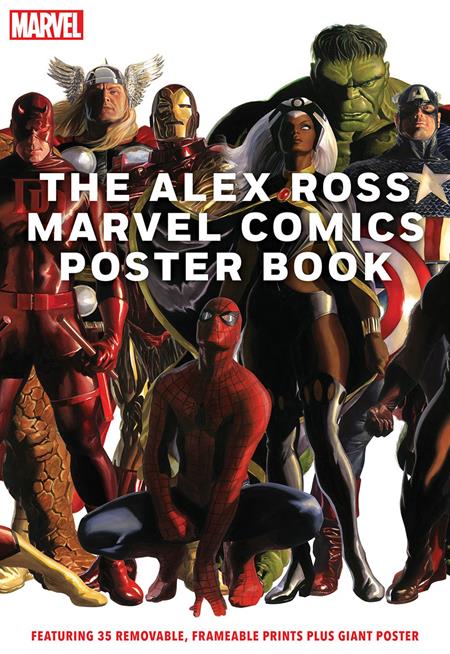 ALEX ROSS MARVEL COMICS POSTER BOOK TP - PREORDER