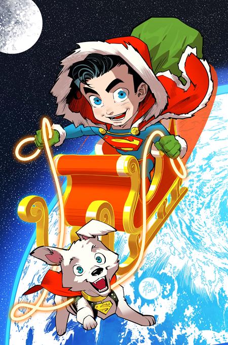SUPERMAN #45 (CVR F DAN MORA HOLIDAY CARD STOCK VAR) - PREORDER
