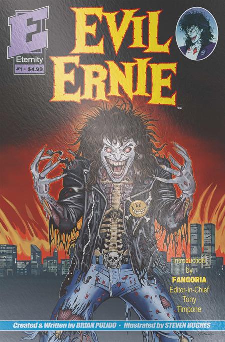 EVIL ERNIE #1 (35TH ANNIVERSARY FACSIMILE EDITION CVR E ERIC MACHE METAL PREMIUM VAR) - PREORDER