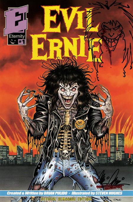 EVIL ERNIE #1 (35TH ANNIVERSARY FACSIMILE EDITION CVR F ERIC MACHE REMARQUED BY BRIAN PULIDO VAR) - PREORDER