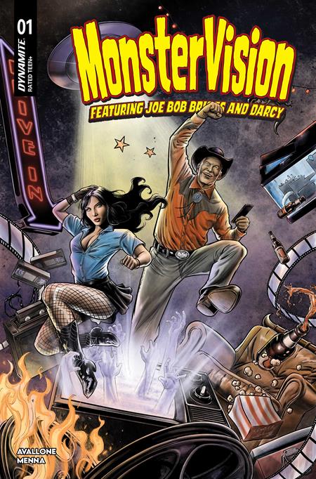MONSTERVISION FEATURING JOE BOB BRIGGS AND DARCY #1 (CVR C KEWBER BAAL VAR) - PREORDER