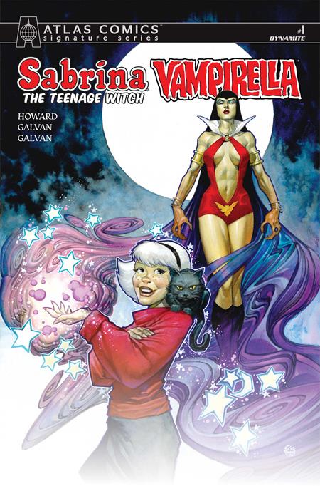 SABRINA THE TEENAGE WITCH VAMPIRELLA #1 (CVR L ERIC POWELL ATLAS EDITION SIGNED BY TINI HOWARD VAR) - PREORDER