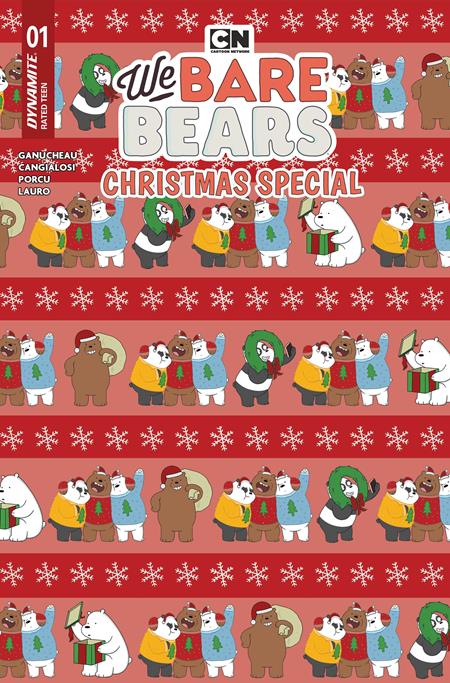 WE BARE BEARS CHRISTMAS SPECIAL #1 ((ONE SHOT) CVR C WRAPPING PAPER VAR) - PREORDER