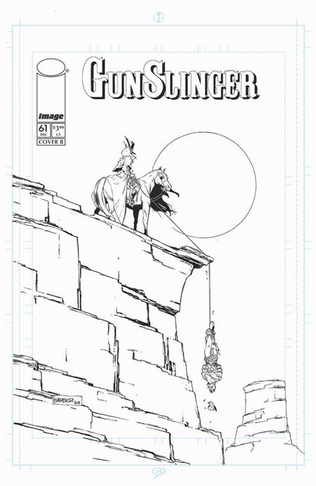 GUNSLINGER SPAWN #61 (CVR B CARLO BARBERI B&W VAR) - PREORDER