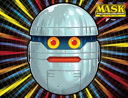 MASK #7 (CVR H PYE PARR & LUKE PREECE DIE CUT MASK VAR) - PREORDER