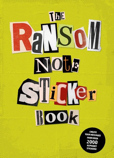 RANSOM NOTE STICKER BOOK TP - PREORDER