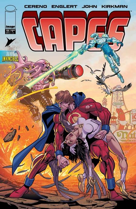INVINCIBLE UNIVERSE CAPES #15 (CVR A MARK ENGLERT) - PREORDER