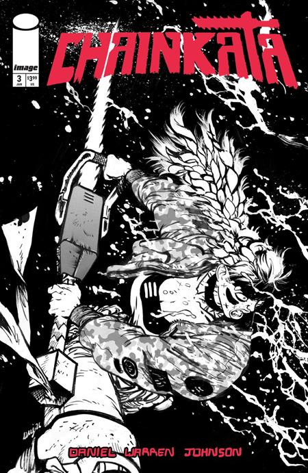 CHAINKATA #3 (CVR B DANIEL WARREN JOHNSON B&W VAR) - PREORDER