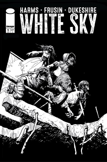 WHITE SKY #9 (CVR B MARCELO FRUSIN B&W VAR (MR)) - PREORDER