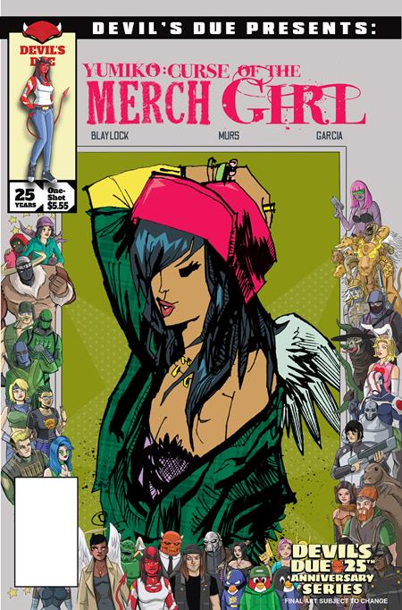 DEVILS DUE PRESENTS YUMIKO CURSE OF THE MERCH GIRL (ONE SHOT) CVR C JIM MAHFOOD JOSH BLAYLOCK HOMAGE VAR (ONE SHOT) - PREORDER