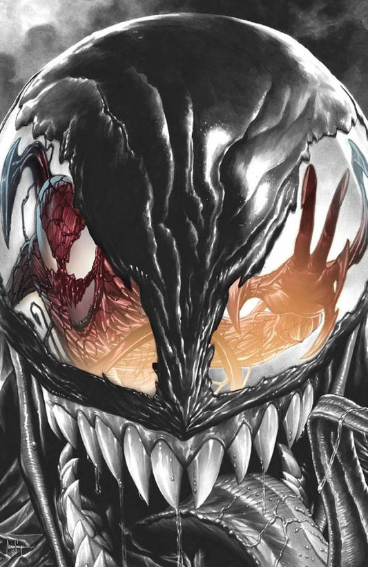 Carnage: Black, White & Blood #1 (2nd Printing Mico Suayan Color Splash Variant)