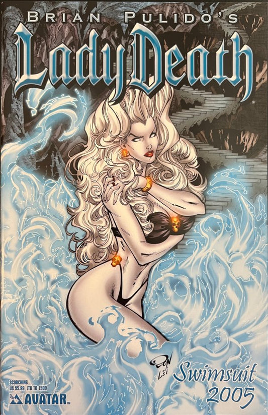 Lady Death: Swimsuit 2005 #1 (Scorching Cover - Ron Adrian Artist)