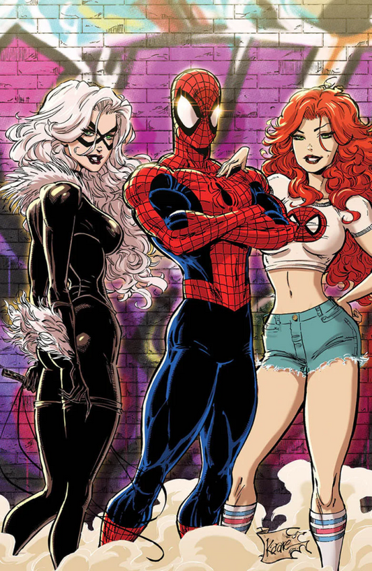 The Amazing Spider-Man #63 (Unknown Comics / Comic Traders / Sleeping Giant Kaare Andrews Connecting Virgin Variant)