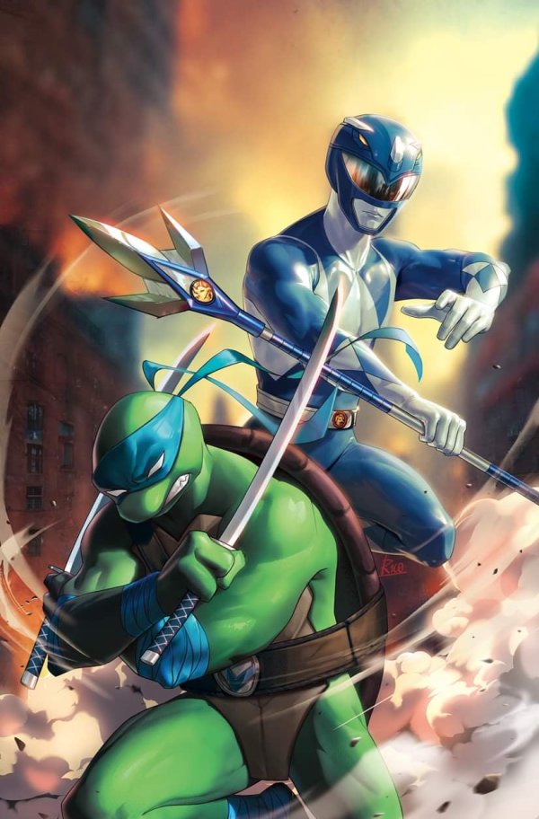 Mighty Morphin Power Rangers / Teenage Mutant Ninja Turtles II #3 (R1c0 Variant)