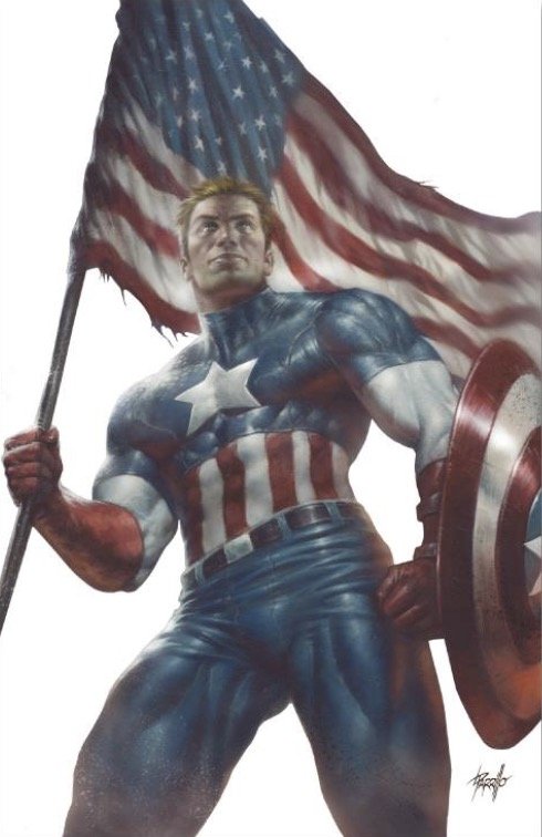 Captain America #1 (Lucio Parrillo SDCC Unknown Comics Exclusive)
