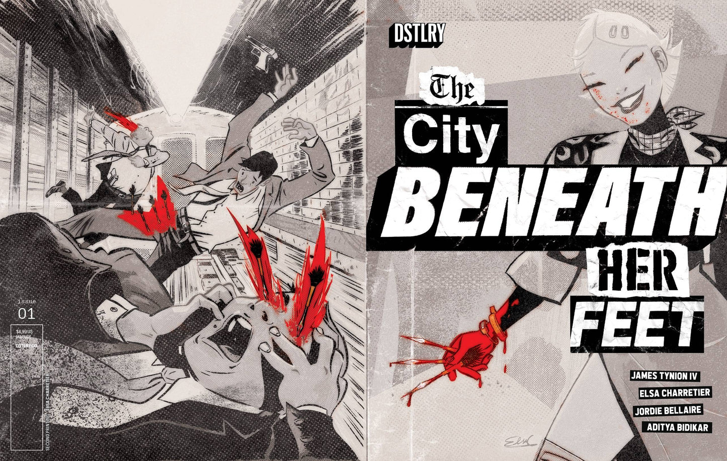 The City Beneath Her Feet #1 (2ND PTG CHARRETIER)