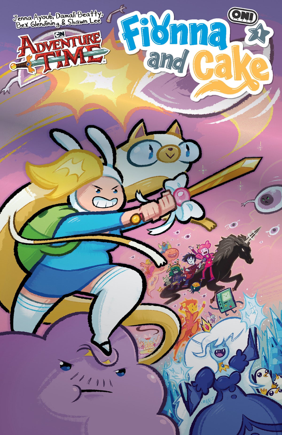 Adventure Time Fionna & Cake #1 (Cover E Reggie Graham Foil Var) - PREORDER