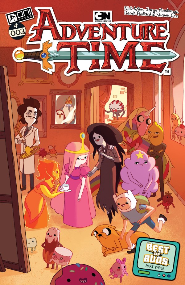Adventure Time #3 (Cover B Jorge Monlongo Variant)