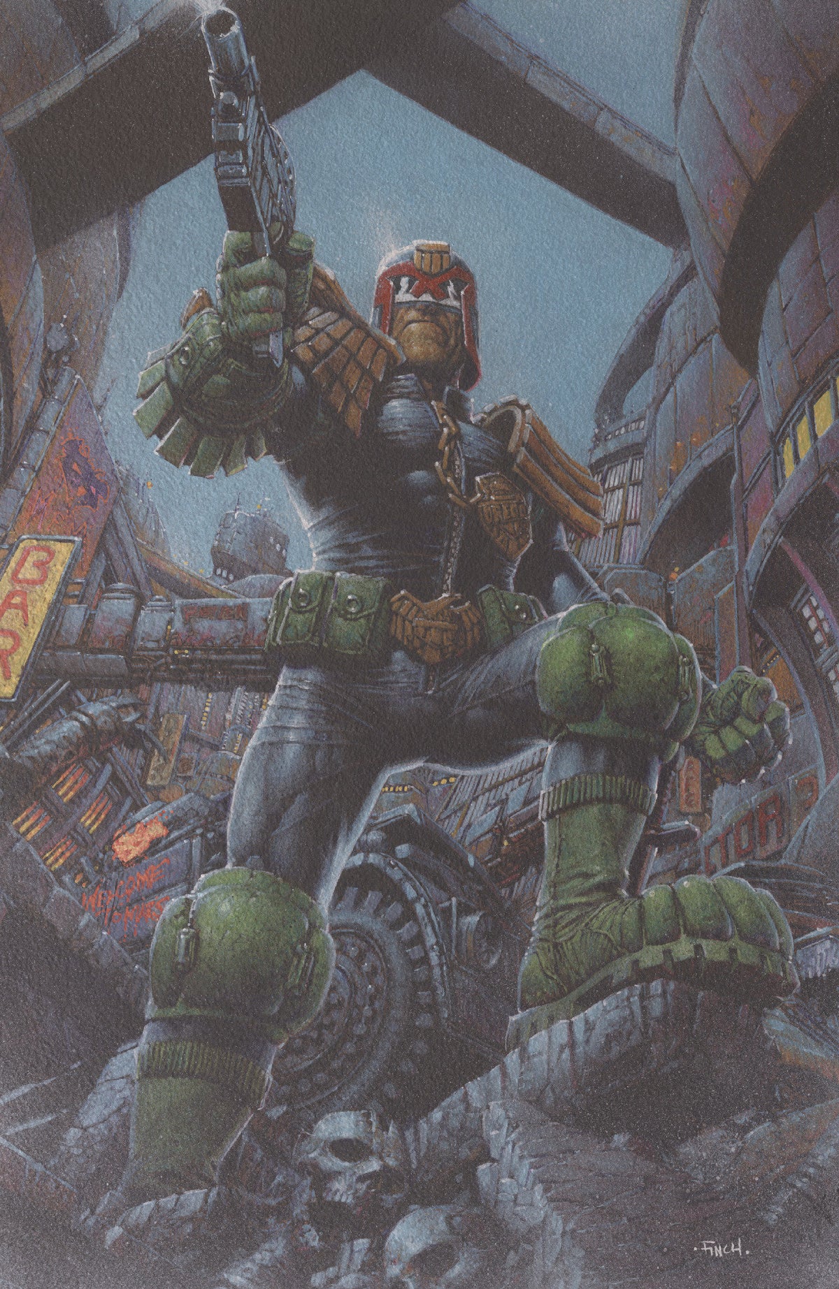 Judge Dredd/Biker Mice from Mars #1 (Cover F David Finch Foil Var) - PREORDER