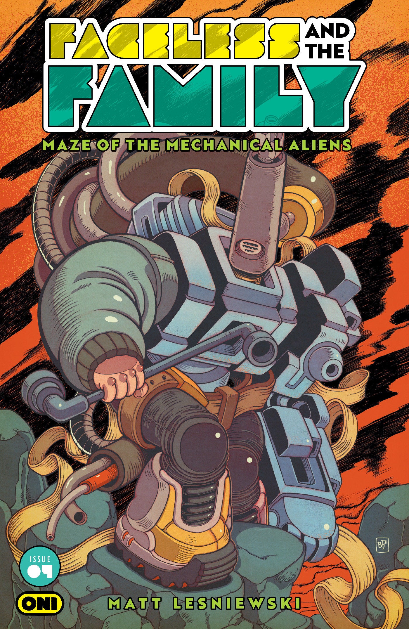 FACELESS AND THE FAMILY MAZE OF THE MECHANICAL ALIENS #4 (CVR B BILLY FOWLER VAR) - PREORDER