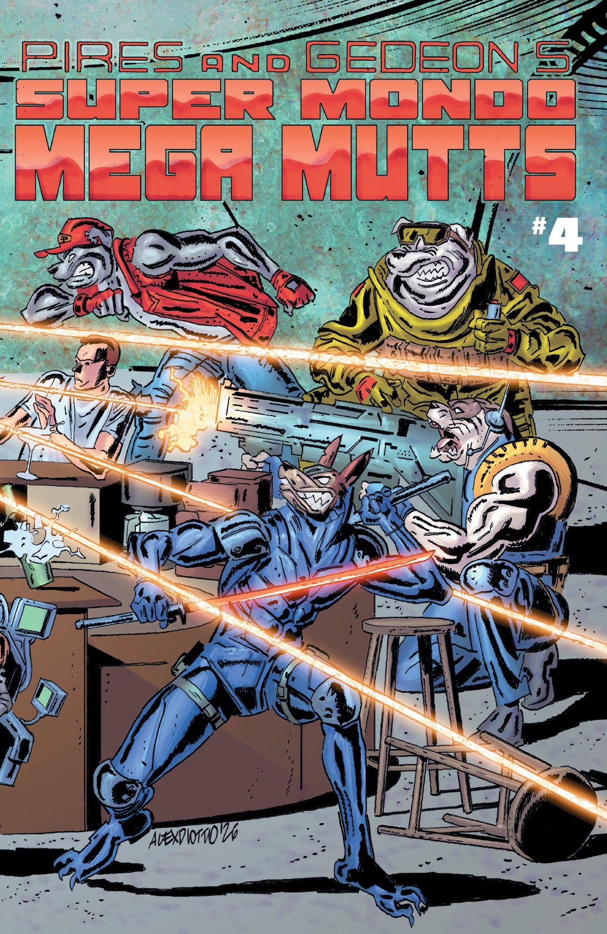 SUPER MONDO MEGA MUTTS #4 (CVR B ALEX DIOTTO VAR) - PREORDER