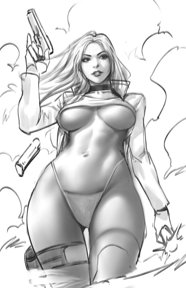 Heat Seeker: Exposed #2 (Cover I 1:5 Derrick Chew Sketch Virgin Variant)