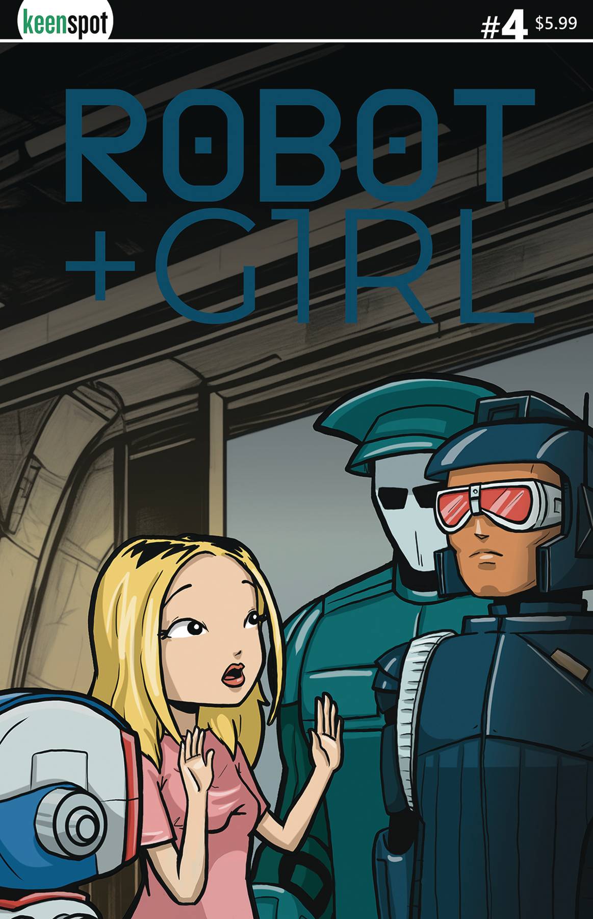 Robot + Girl #4 (Cover B)