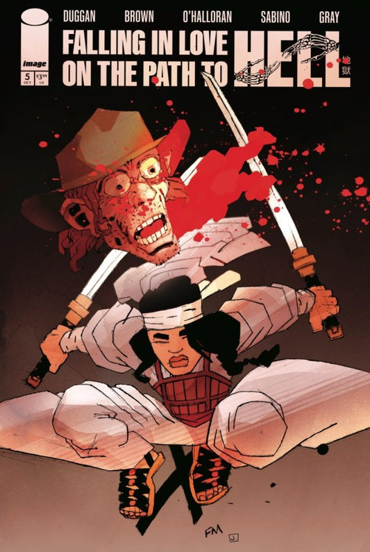 Falling in Love on the Path to Hell #5 (2nd Printing 1:10 Frank Miller Variant)