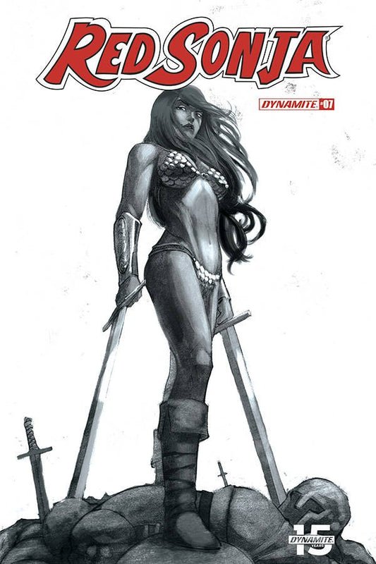 Red Sonja #7 (Cover J 1:50 Bob Q Seduction B&w)