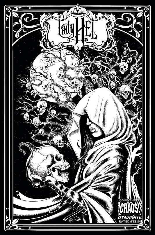 Lady Hel #3 (Cover Q 1:7 FOC Haeser B&W)