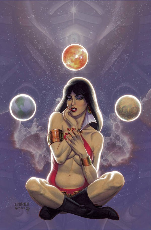 Vampirella vs. The Superpowers #4 (Cover L 1:20 Linsner Virgin)