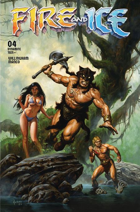 Fire and Ice #4 (Cover D Joe Jusko Variant)