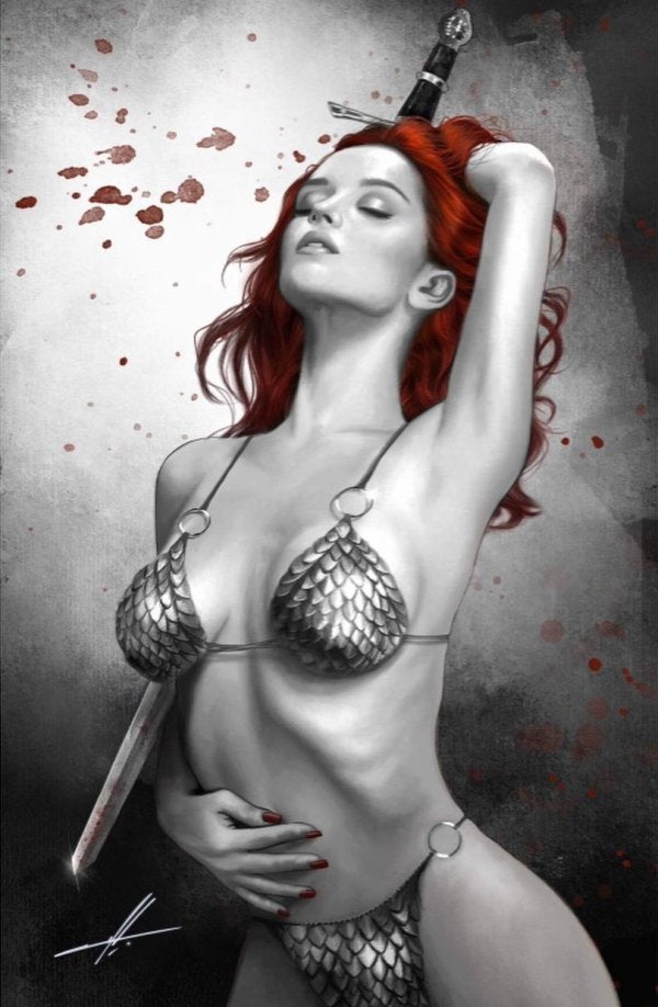 Red Sonja #1 (616 Comics Carla Cohen Color Splash Virgin Variant)