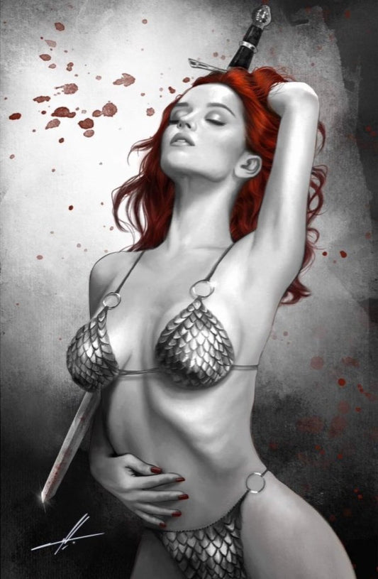 Red Sonja #1 (616 Comics Carla Cohen Color Splash Virgin Variant)