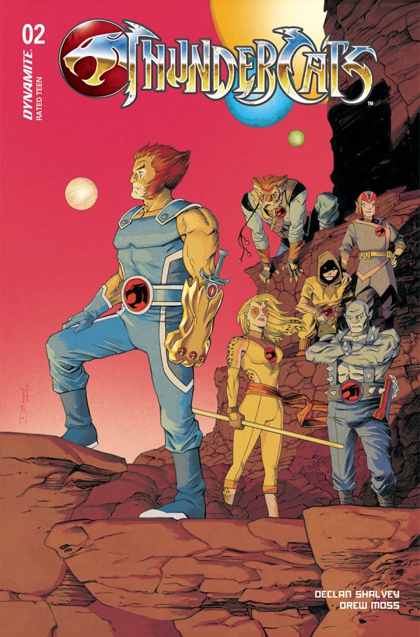 Thundercats #2 (Cover R 1:25 Declan Shalvey Foil Variant)