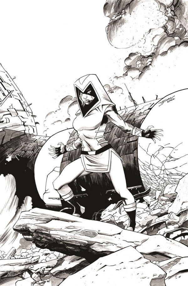 Thundercats #2 (Cover ZE 1:11 Declan Shalvey Black & White Virgin Variant)