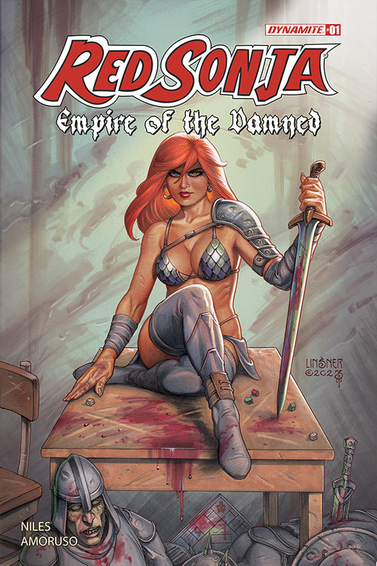 Red Sonja: Empire of the Damned #1 (Cover J 1:10 Joseph Michael Linsner Foil)