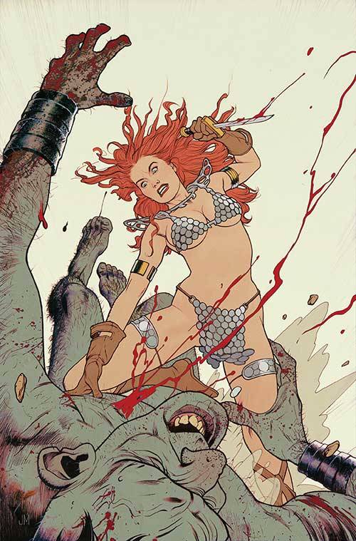 Red Sonja: Empire of the Damned #2 (Cover J 1:15 Joshua Middleton Foil Card Stock Variant)
