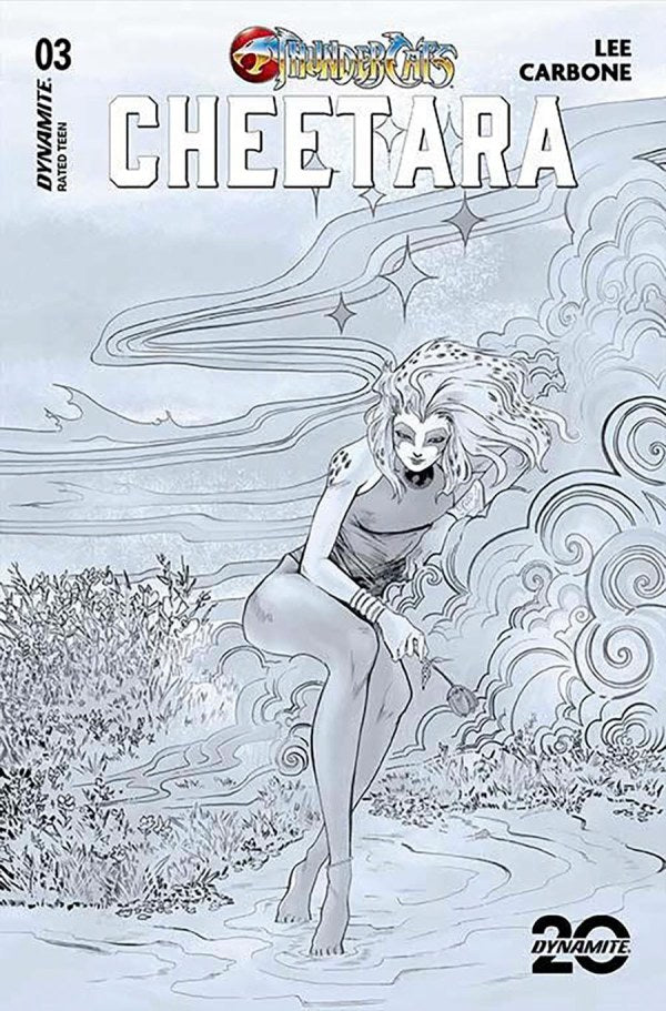 ThunderCats: Cheetara #3 (Cover P 1:10 Soo Lee Black & White Variant)