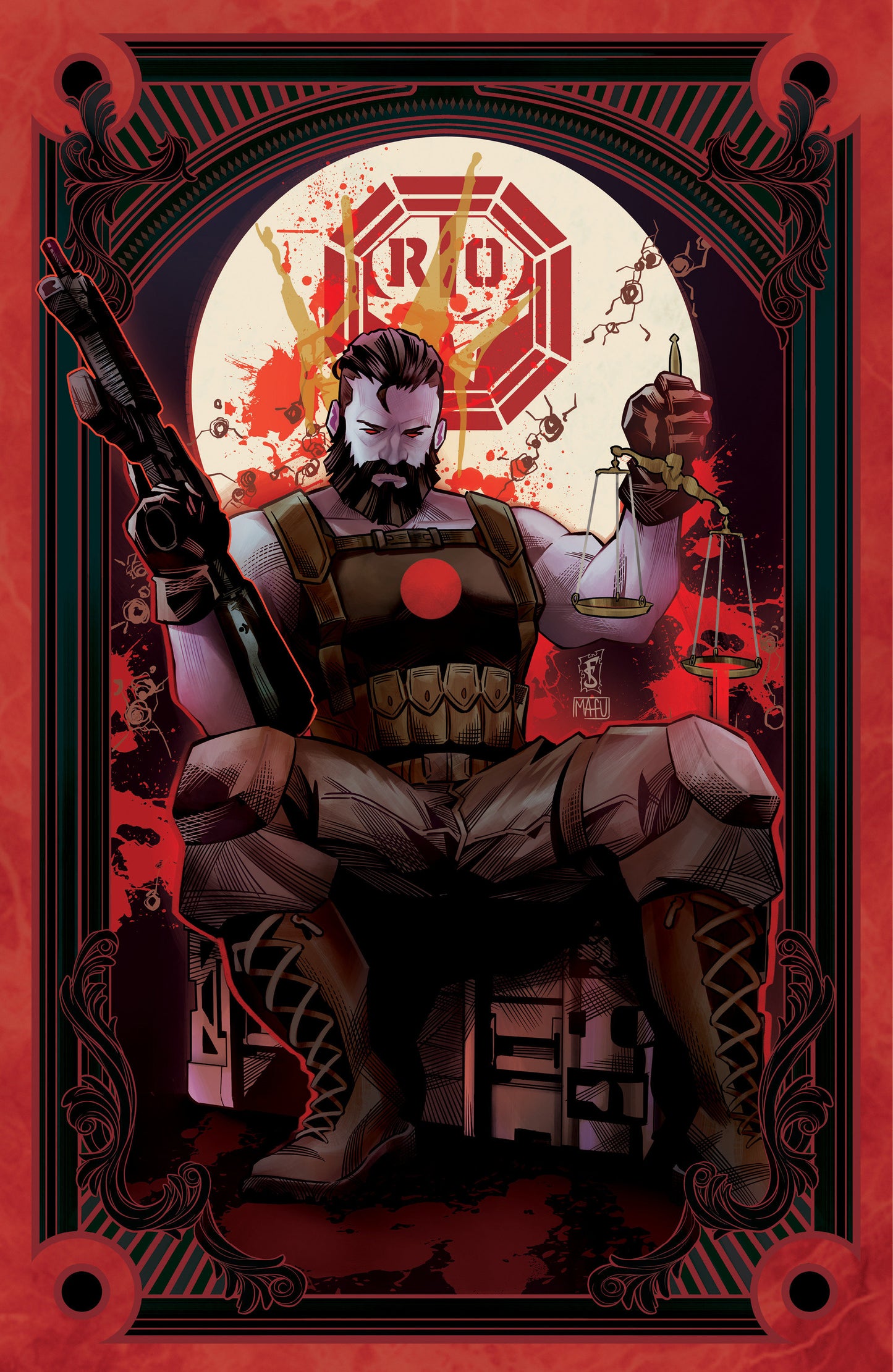 Valiant Beyond: Bloodshot #7 (--Toy Soldiers #1 Variant B (Sabbatini Full Art Tarot Variant)) - PREORDER