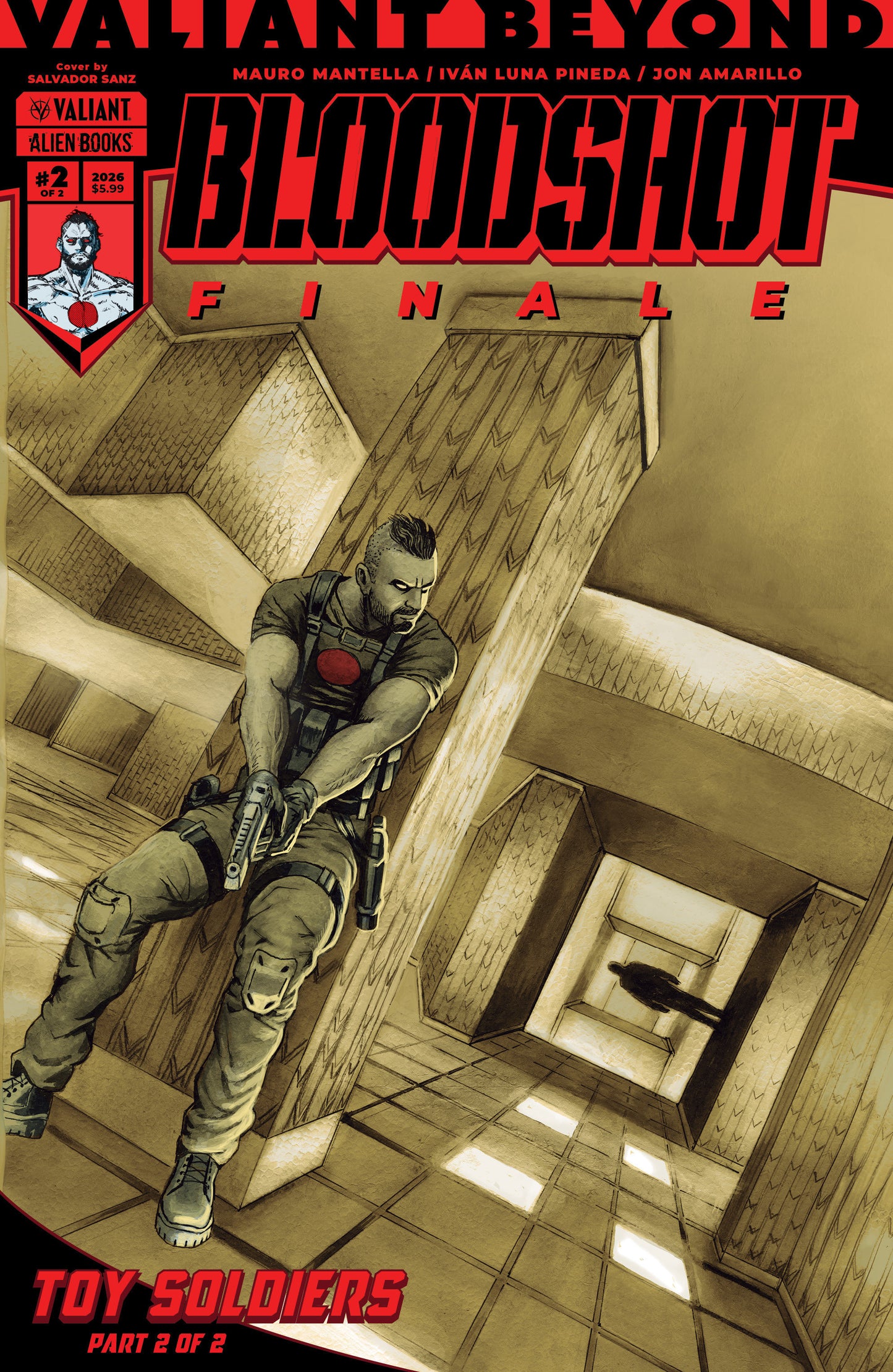 Valiant Beyond: Bloodshot #8 (--Toy Soldiers #2 Finale Cover A (Sanz)) - PREORDER