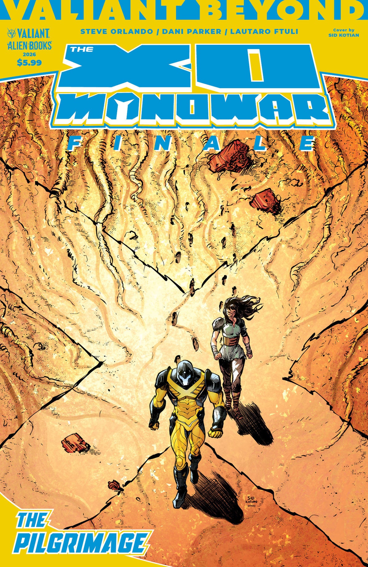 Valiant Beyond: The X-O Manowar Finale--The Pilgrimage Cover A (Kotian) (Kotian) - PREORDER