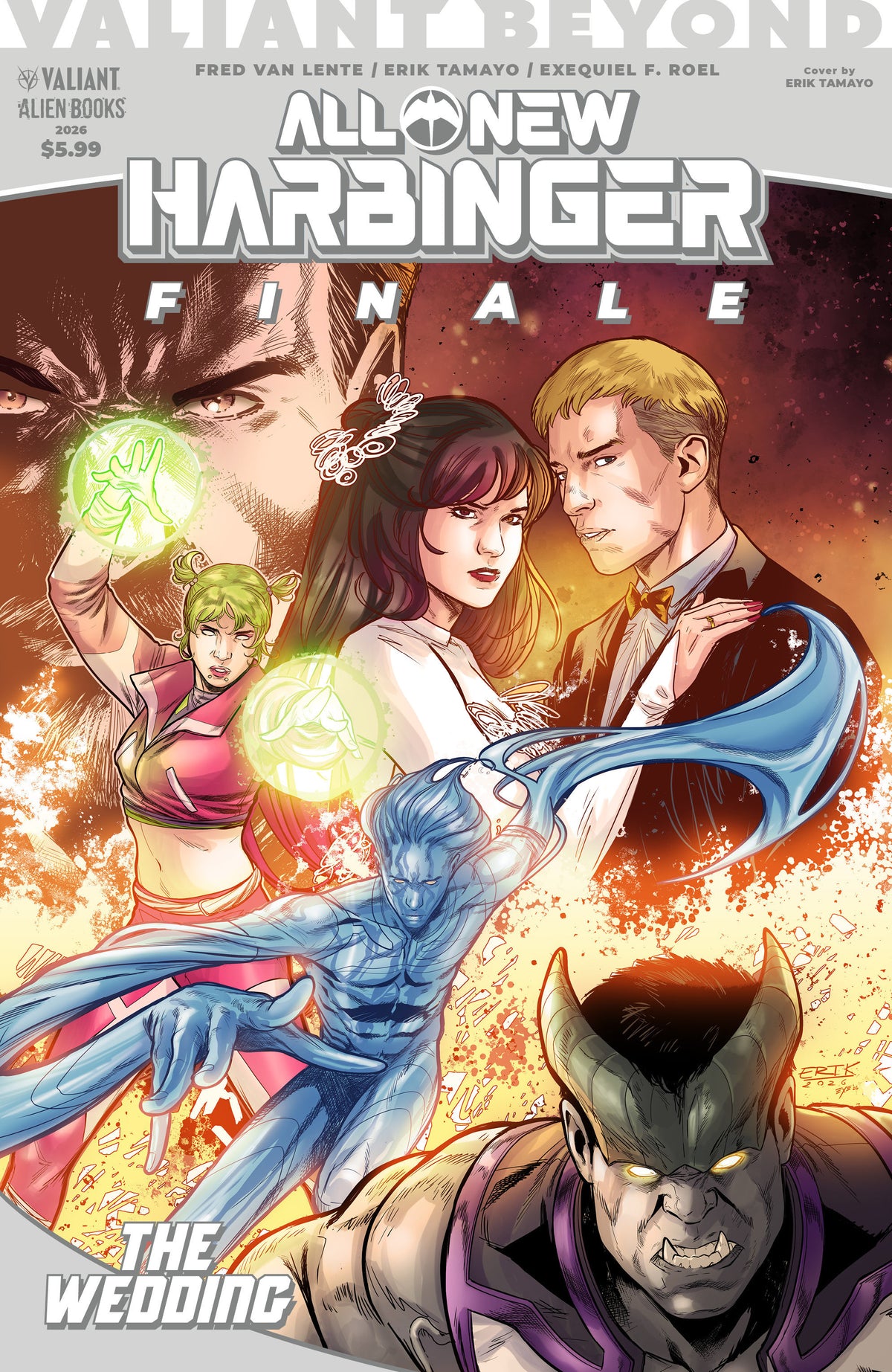 Valiant Beyond: All-New Harbinger Finale--The Wedding Cover A (Tamayo) (Tamayo) - PREORDER