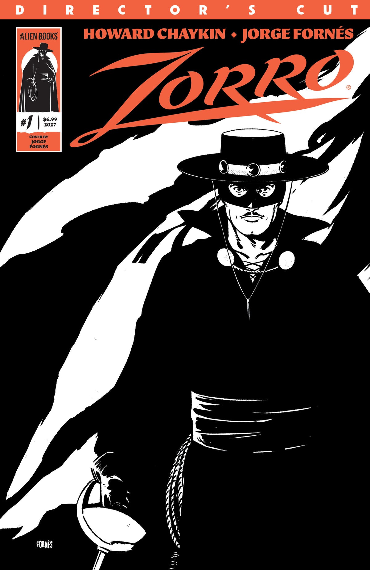 Zorro Directors Cut #1 (Cover A (Fornés)) - PREORDER